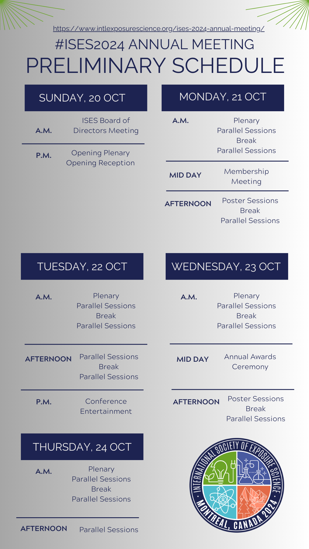 ISES 2024 Annual Meeting International Society of Exposure Science